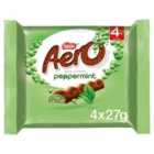 Aero Peppermint Mint Chocolate Multipack 4 Pack 4 x 27g