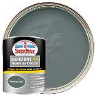 Sandtex Rapid Dry Plus Primer Undercoat Paint - Dark Grey - 750ml