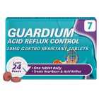 Guardium Acid Reflux Control Tabs Heartburn Indigestion 7 per pack
