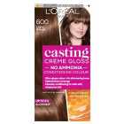 L'Oreal Paris Casting Creme Gloss Light Brown 600 Semi-Permanent Hair Dye 