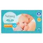Nutmeg Ultra Dry Nappies Size 3 56 per pack