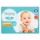 Nutmeg Ultra Dry Nappies Size 4+ 44 per pack