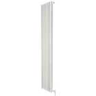 Henrad Verona Slim Single Panel Vertical Designer Radiator - White 1800 x 640 mm