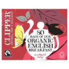 Clipper Organic Fairtrade English Breakfast Tea Bags 80 per pack