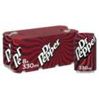 Dr Pepper Cans 8 x 330ml