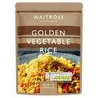 Waitrose Golden Vegetable Rice, 250g