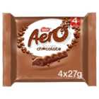 Aero Milk Chocolate Multipack 4 Pack 4 x 27g