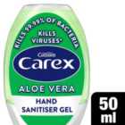 Carex Aloe Vera Antibacterial Hand Sanitiser Gel 50ml