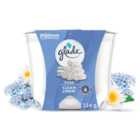 Glade Large Candle Clean Linen Air Freshener 224g