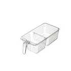 KitchenCraft Fridge / Cupboard Storage Medium Container with Handles