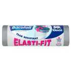 Bacofoil Elasti-Fit Bin Bags 50L 10 per pack
