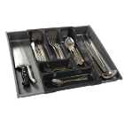Curver 7 Section Adjustable Cutlery Tray - Black