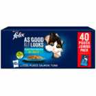 Felix As Good As It Looks Ocean Feasts Cat Food 40 Pack
