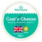 Morrisons British Goat's Cheese 100g