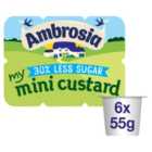 Ambrosia Custard Mini Pots 30% Reduced Sugar 6 x 55g