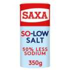 Saxa So-Low Salt 50% Less Sodium 350g