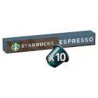 Starbucks Espresso Dark Roast Nespresso Coffee Pods 10s, 57g