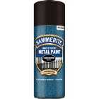 Hammerite Metal Aerosol Hammered Paint - Black - 400ml