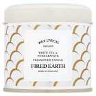 Fired Earth White Tea Candle