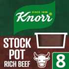 Knorr Rich Beef Stock Pot 8 x 28g 224g