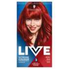 Schwarzkopf LIVE Intense Colour Permanent Red Hair Dye 035 Real Red