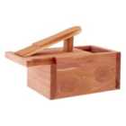 Premier Housewares Cedar Wood Shoe Shine Box