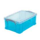 Really Useful 9L Plastic Storage Box - Bright Blue