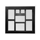 Premier Housewares Black Multi Photo Frame, 8 Photo