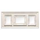 Premier Housewares Multi Frame 3 Photo Cream Plastic Vintage Style Frame - 1 of 5 x 7", 2 of 4 x 6"