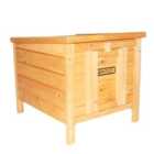 Charles Bentley Shelter Hutch Box - Natural Wood