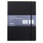 Ryman Large Soft Cover Notebook - Black