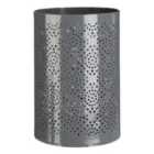 Premier Housewares Complements Large Hurricane Candle Holder - Grey Finish