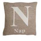Premier Housewares 'Nap' Cushion - Natural