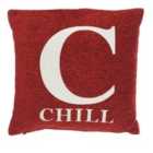 Premier Housewares 'Chill' Cushion - Red