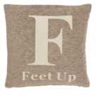 Premier Housewares 'Feet Up' Cushion - Natural