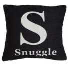 Premier Housewares 'Snuggle' Cushion - Black