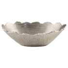 Premier Housewares Albero Small Bowl - Silver Finish Aluminium