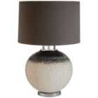 Premier Housewares Uli Table Lamp with Dark Grey Shade