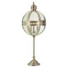 Premier Housewares Hampstead Table Lamp in Iron/Glass - Brass Finish