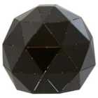 Premier Housewares Mateo Geometric Table Lamp - Black Finish