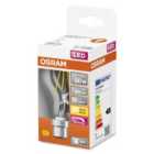 Osram 60W Classic A Filament BC Dimmable LED Bulb - Warm White