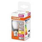 Osram 40W Globe Frosted Filament Dimmable BC Bulb - Warm White