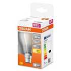 Osram Classic A 40W LED Filament Frosted BC Bulb - Warm White