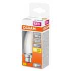 Osram Candle 40W LED Filament Frosted BC Bulb