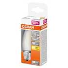 Osram Candle 25W Frosted Filament ES Bulb - Warm White