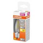 Osram Candle 40W Clear Filament ES Bulb - Warm White