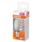 Osram Candle 40W Frosted Filament SES Bulb - Cool White