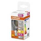 Osram Globe 60W Clear Filament Dimmable SES Bulb - Warm White