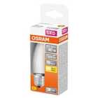 Osram Candle 40W Frosted Filament ES Bulb - Warm White