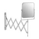 Premier Housewares Silver Square Cassini Wall Mounted Mirror
